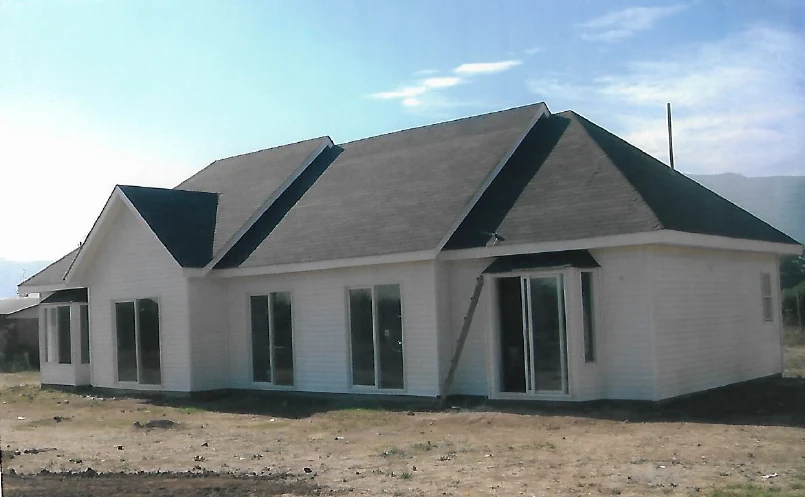 Casa americana estructura acero Peñaflor
