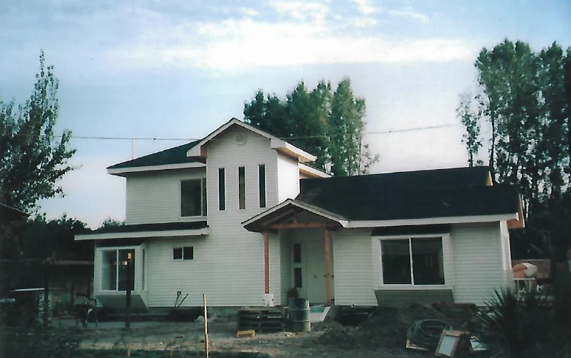Casa americana estructura en madera Isla de Maipo