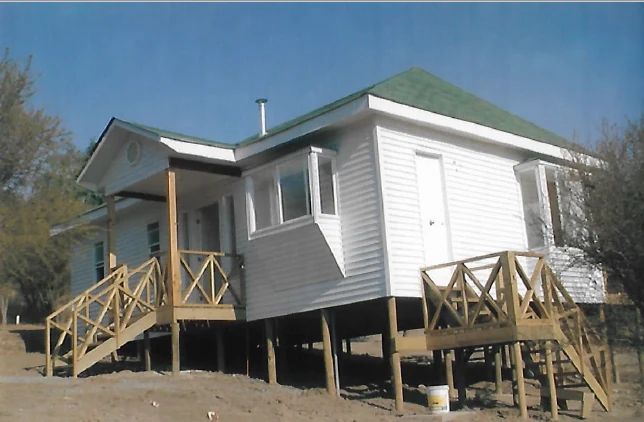 Casa americana estructura en madera Oasis de Ocoa
