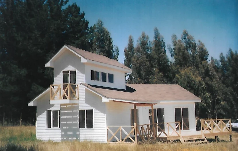 Casa americana estructura madera Peñaflor
