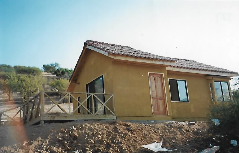 Casa colonial estructura madera Casablanca