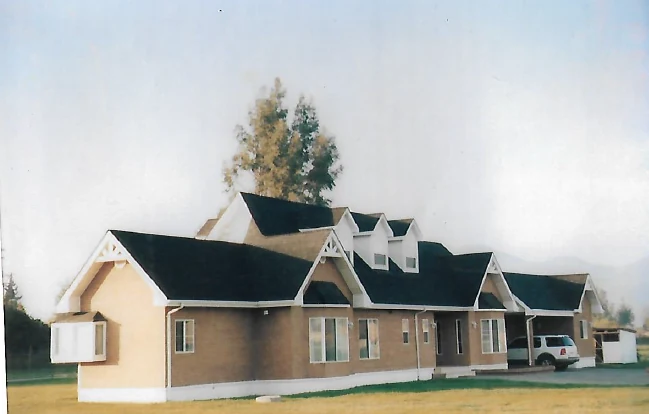 Casa georgian estructura madera Lonquen