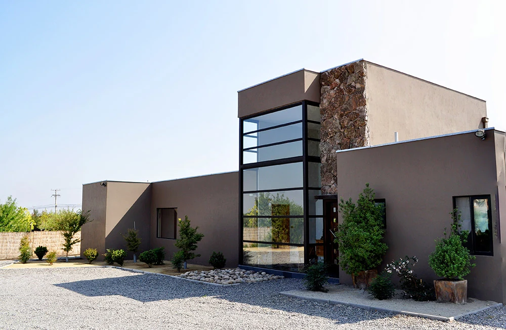 Casa mediterránea madera